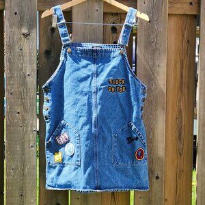 Disney X Pixar X Forever 21 Denim Overall Dress Size Large Mini dress